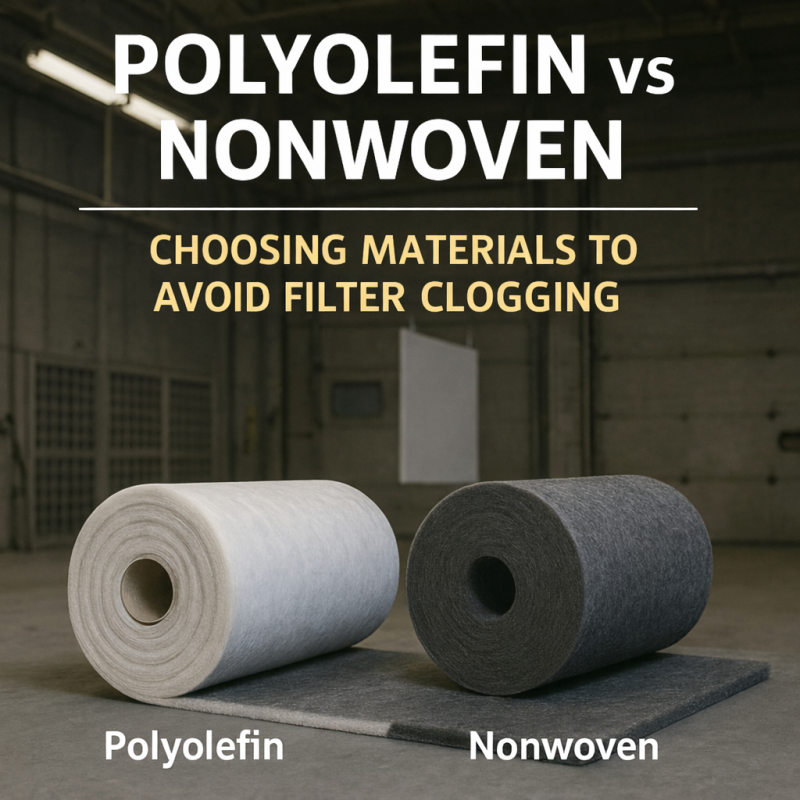 Polyolefin vs Nonwoven in Roll-type Carbon Filters｜How to Prevent Early Clogging